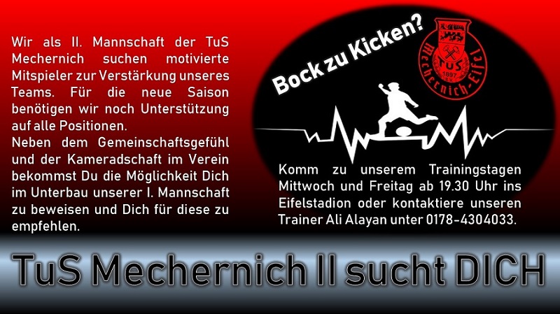 TuS II. Mannschaft sucht 2019.05.22