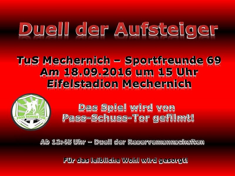 TuS Marmagen Pass Schuss Tor