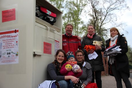 Foto: privat – Jugendgeschäftsführer R.Bartsch (o.l.) freut sich über die ersten Spenden